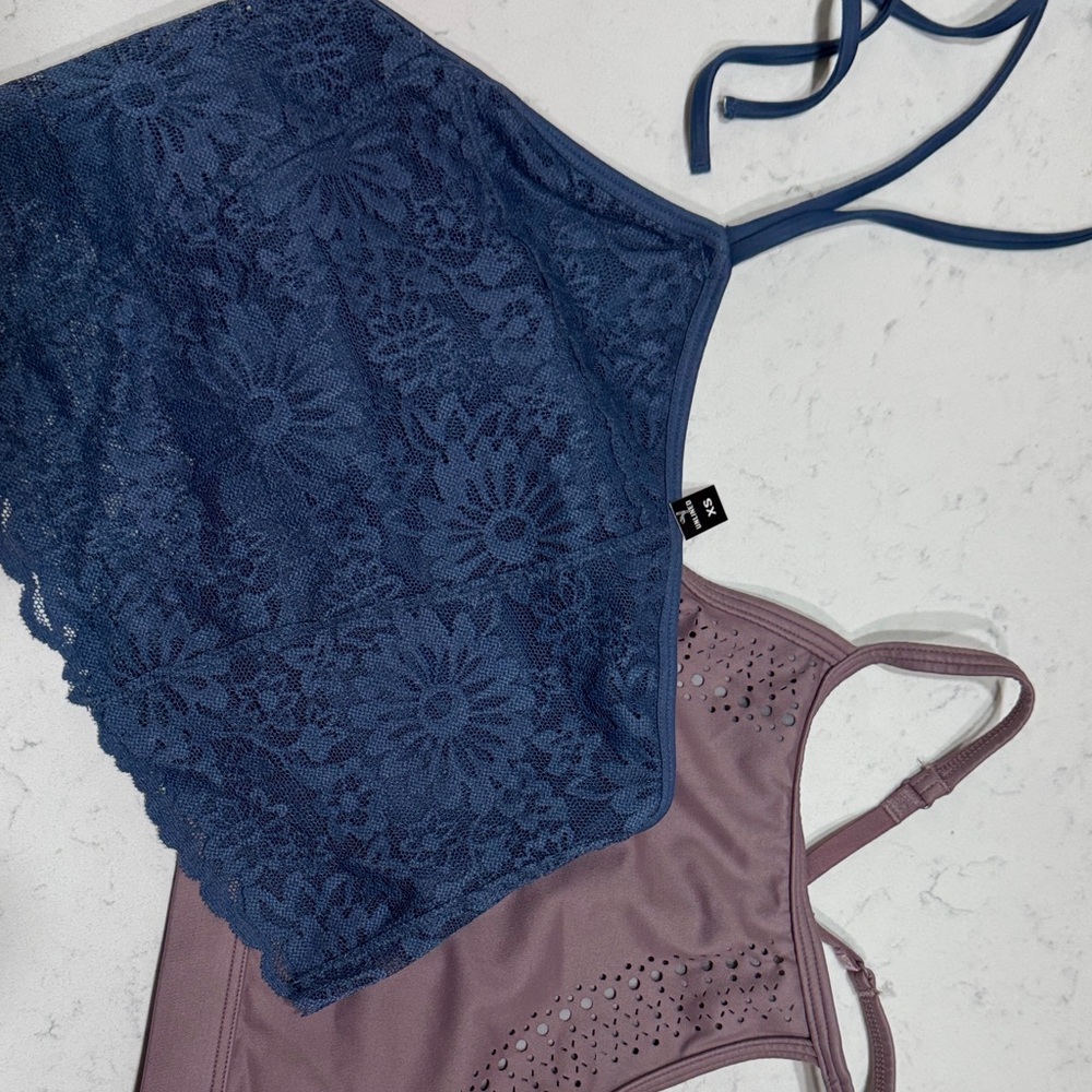 Victoria's Secret Blue Lace Bandeau
